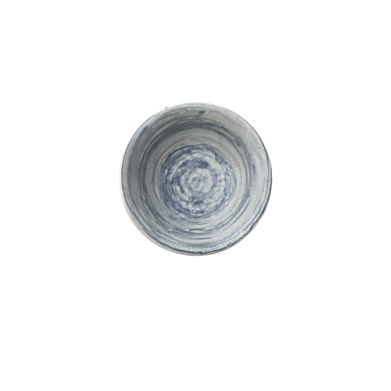 Swirl Blue Tuval Bowl 17 cm 500 cc