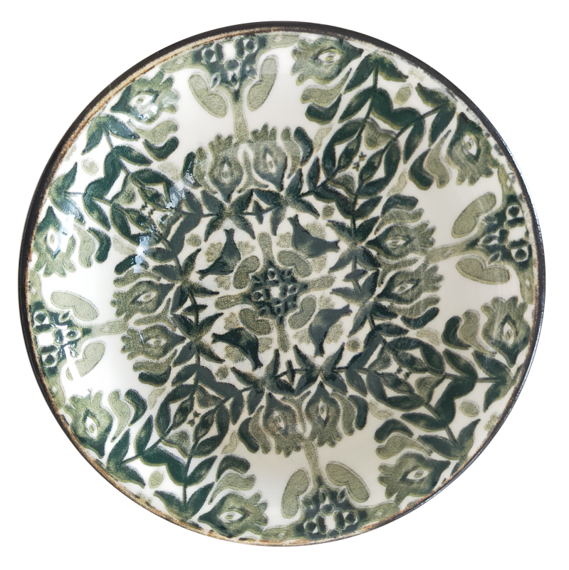 Seville Green Tuval Bowl 17 cm 500 cc