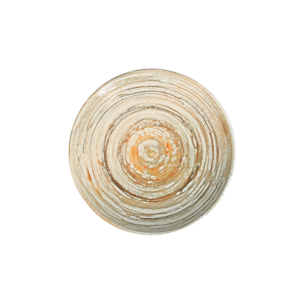 Swirl Sand Tuval Deep Plate 20 cm 550 cc