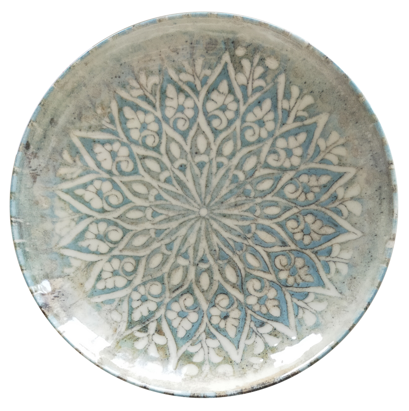 Granada Turquoise Tuval Deep Plate 20 cm 550 cc