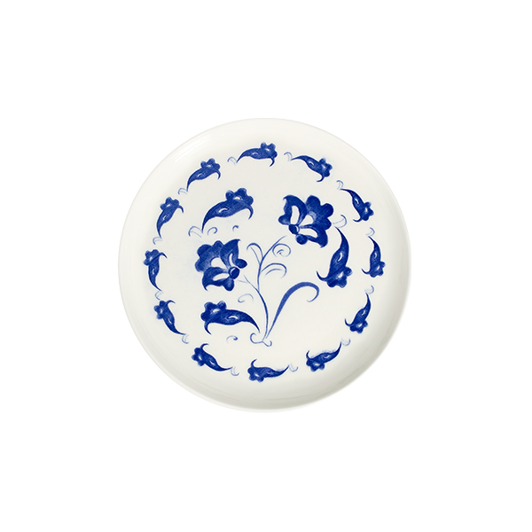 Eden Blue Tuval Deep Plate 20 cm 550 cc