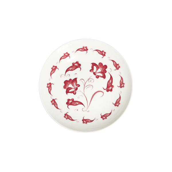 Eden Red Tuval Deep Plate 20 cm 550 cc