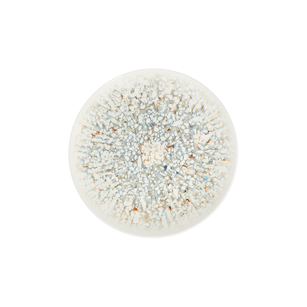 Mosaic Turquoise Tuval Flat Plate 20 cm