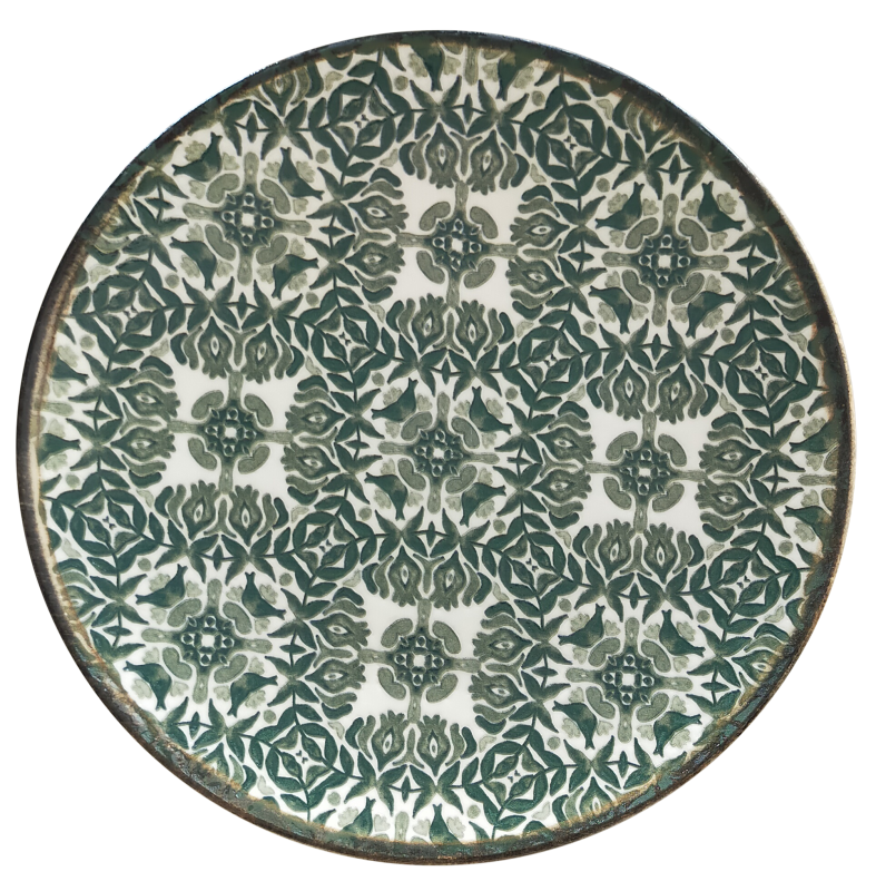 Seville Green Tuval Flat Plate 20 cm