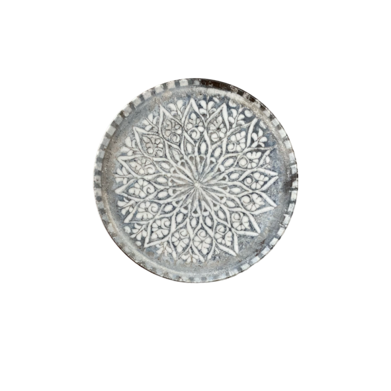 Granada Grey Tuval Flat Plate 20 cm