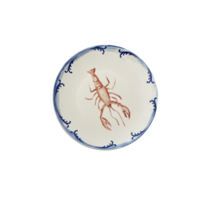 Lobster Blue  Tuval Flat Plate 20 cm