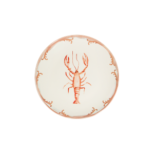 Lobster Coral  Tuval Flat Plate 20 cm