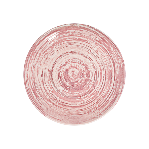 Swirl Pink Tuval Flat Plate 25 cm