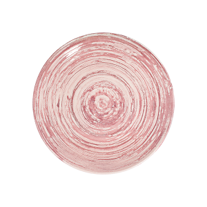 Swirl Pink Tuval Flat Plate 25 cm