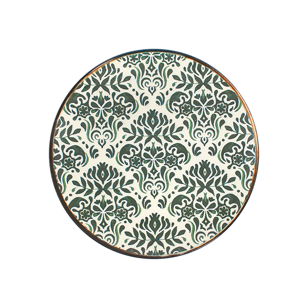 Toledo Green Tuval Flat Plate 25 cm