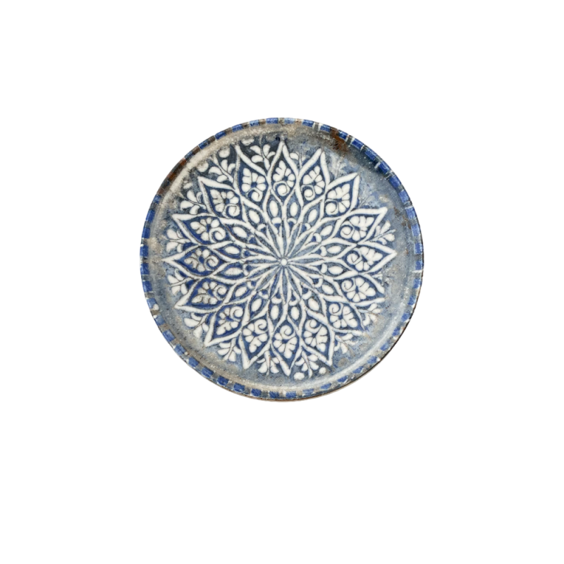 Granada Blue Tuval Flat Plate 25 cm