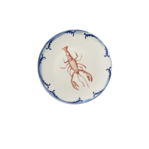 Lobster Blue Tuval Flat Plate 25 cm