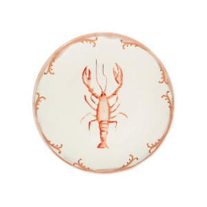 Lobster Coral Tuval Flat Plate 25 cm