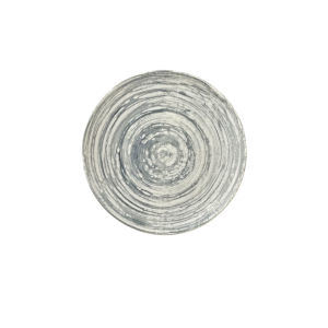 Swirl Grey Tuval Flat Plate 28 cm