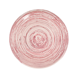 Swirl Pink Tuval Flat Plate 28 cm