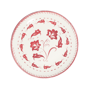 Eden Red Tuval Flat Plate 28 cm
