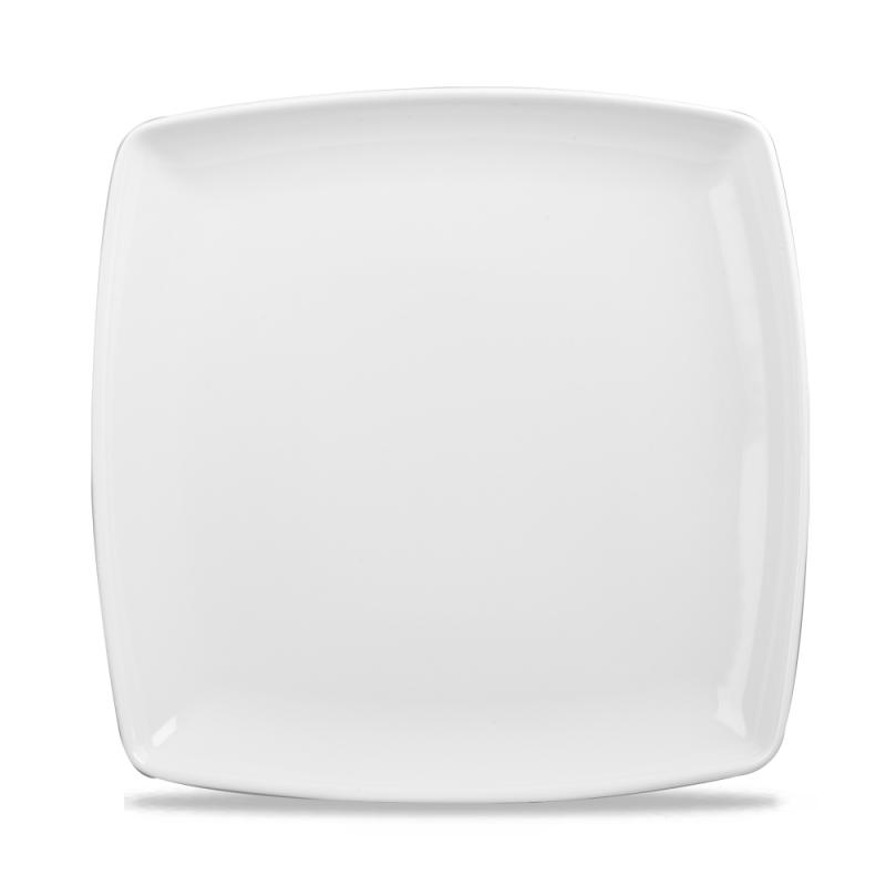 White  Deep Square Plate 10.25´ Box 6´