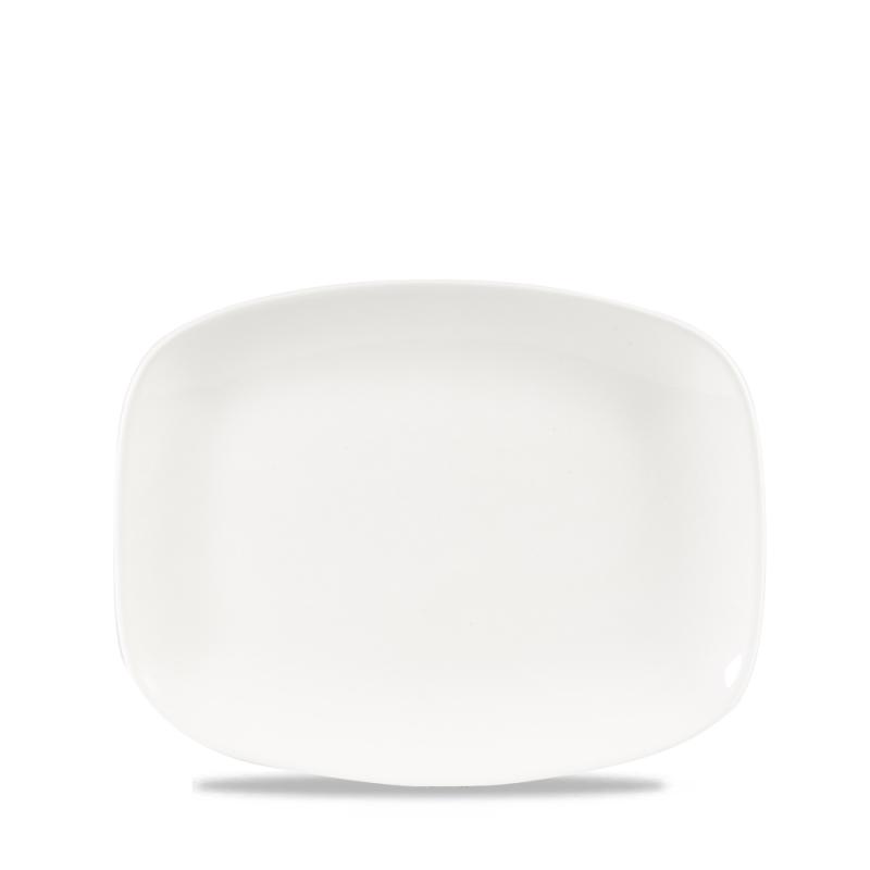 White  Chefs Oblong Plate 10.3´X8´´ Box 12´