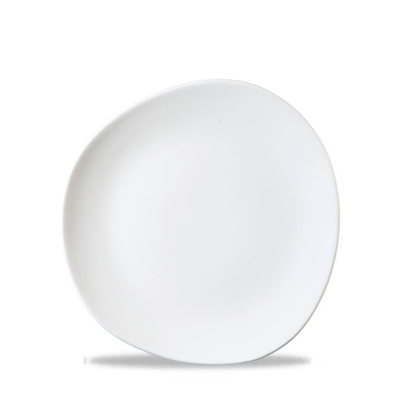 White Round Trace Plate 10 3/8´ Box 12´