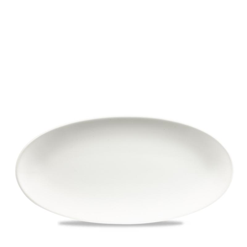 White Oval Chefs Plate 11 4/5X5 3/4´ Box 12´