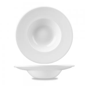 White Profile Wide Rim Bowl Med 9.4´ Box 12´