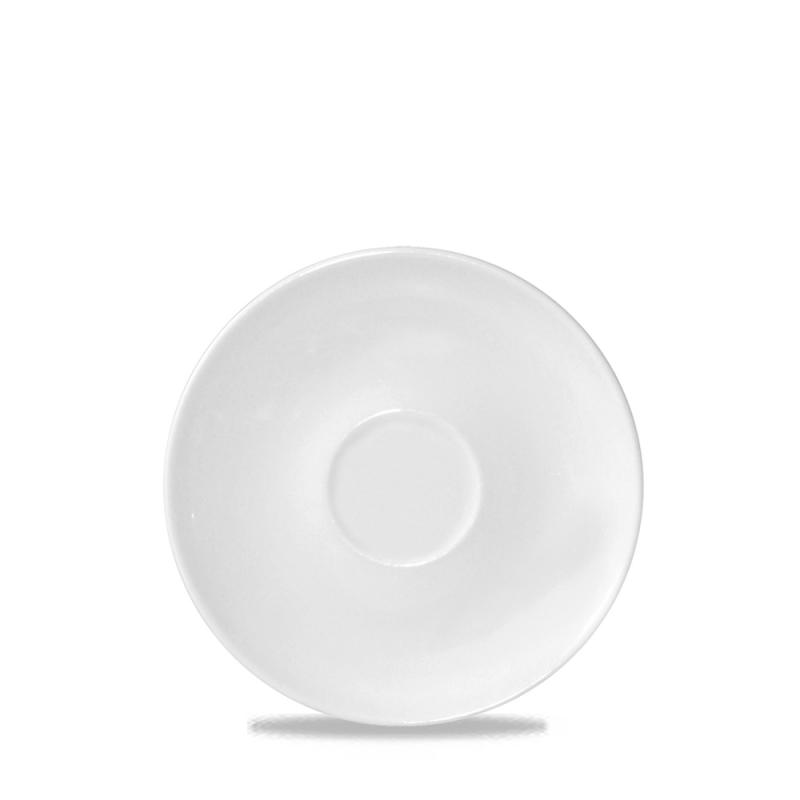 White Ultimo Coupe Saucer Large 6.25´ Box 24´