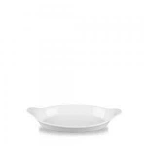 White Cookware  Intermediate Oval Eared Dish 9´X5´´ Box 6´