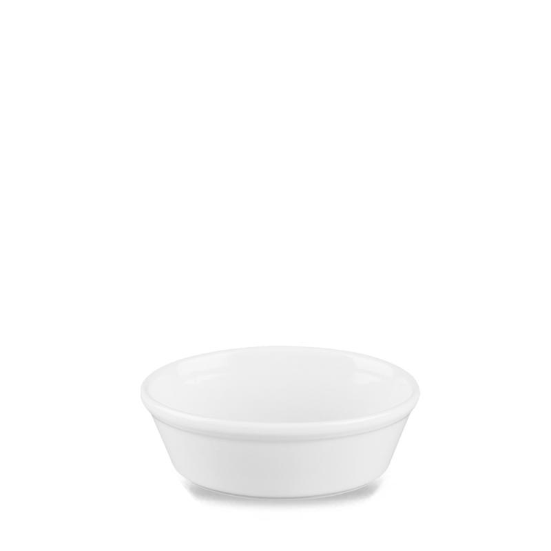 White Cookware  Oval Pie Dish 6X4.75 Box 12