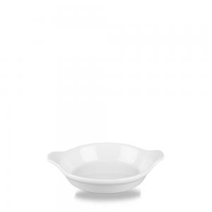 White Cookware  Mini Round Eared Egg Dish 6Oz Box 6