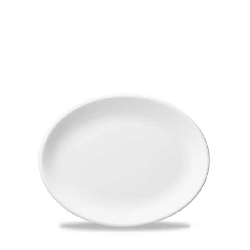WHITE  OVAL PLATE 9´ BOX 12´