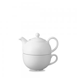 White Cafe One Cup Teapot 13Oz Box 4