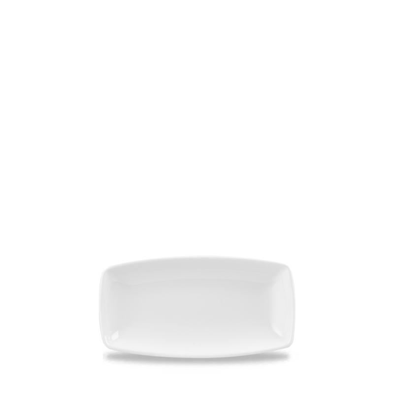 White X Squared Oblong Plate 7 6/8´ Box 12´