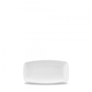 White X Squared Oblong Plate 7 6/8´ Box 12´