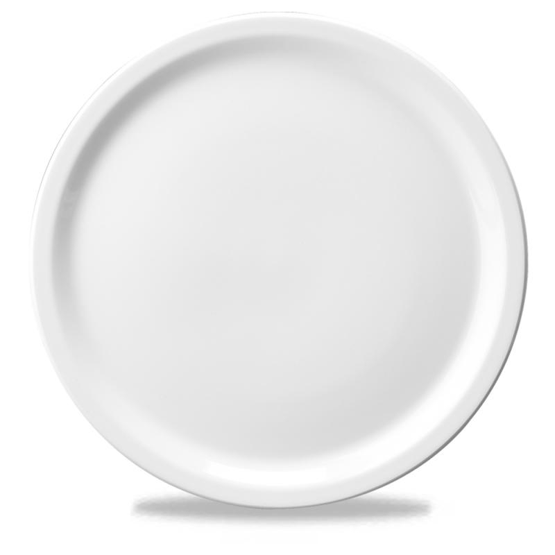 White Nova Pizza Plate 13.5 Box 6
