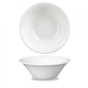 White Med Large Salad Bowl 10´ Box 12´
