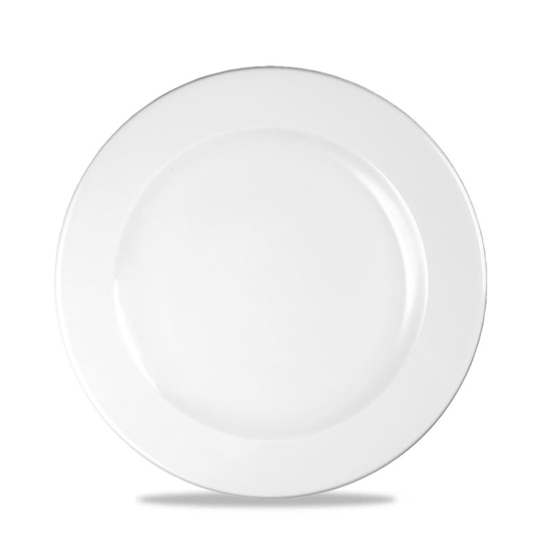 White profile footed plate