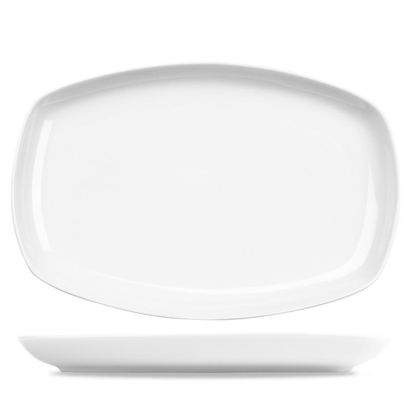 Menu Porcelain  Rectangle Plate 9.25 Box 6