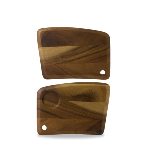 Wood Medium Geo Deli Board 11 3/8 X 8 1/8´ Box 4´
