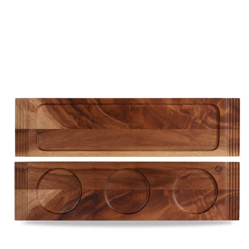 Wood  Double Handle Board 19X5 1/2 Box 4