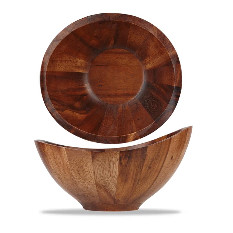 Wood  Lrg Moonstone Bowl 23.5X22X12.5Cm Box 4