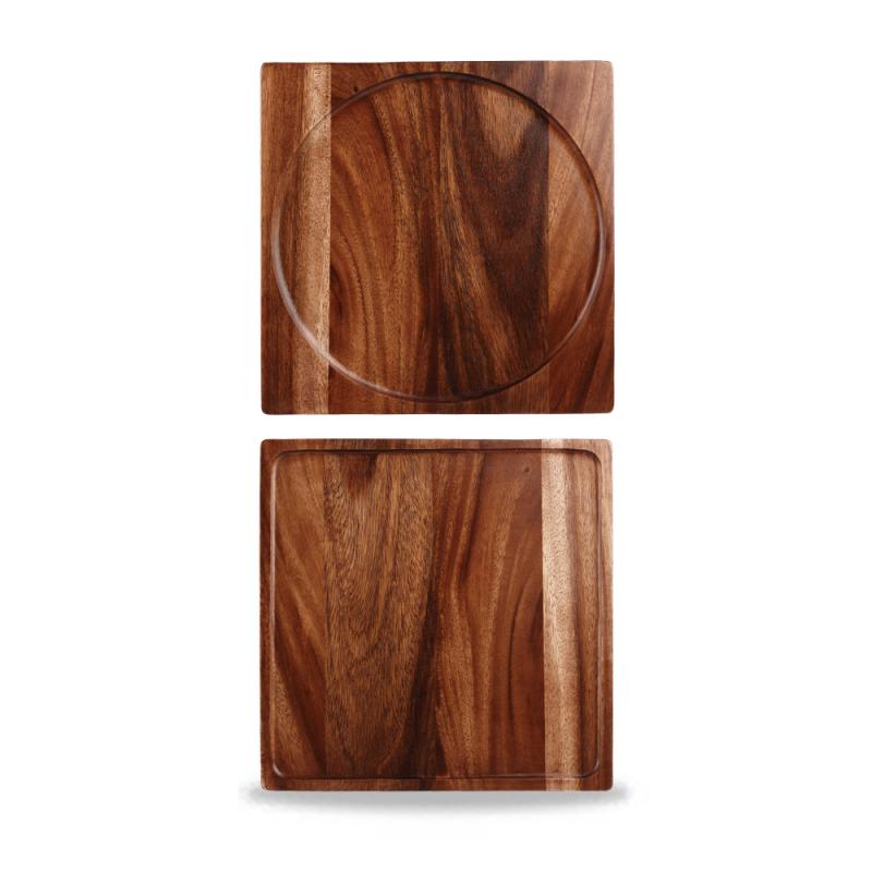 Wood Square Presentation Board 12´ Box 4´