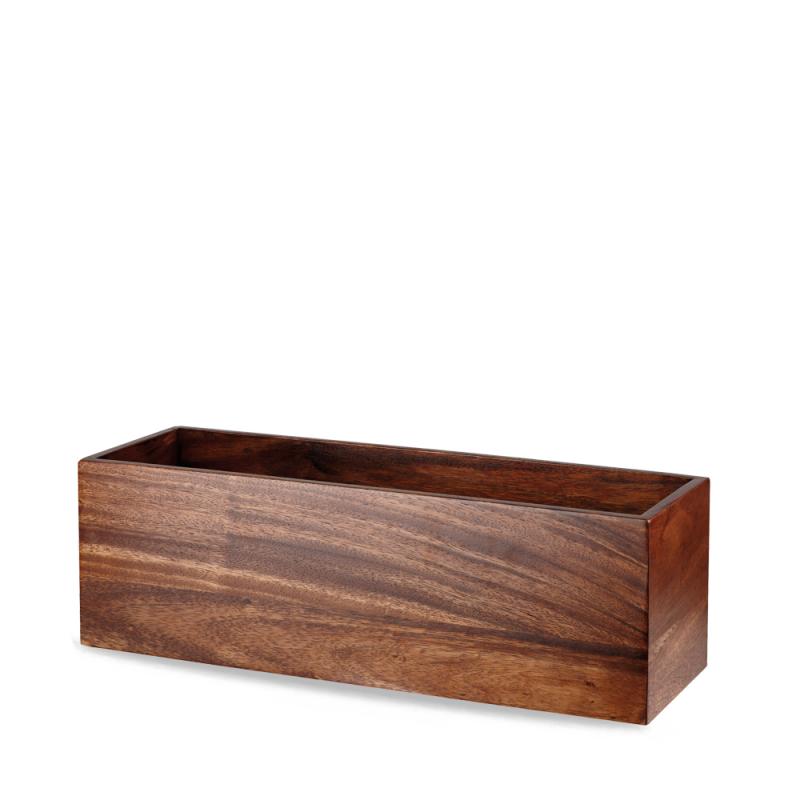 Wood  Rect Buffet Riser 18 1/8X5 7/8 Box 2