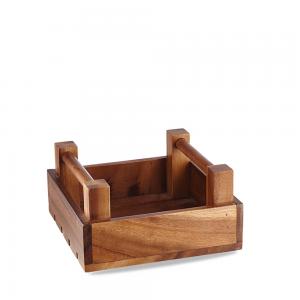 Wood  Sq Crate 7 7/8X7 7/8X3 7/8´ Box 4´