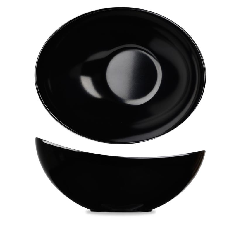 Plastic  Melamine Black Moonstone Bowl 36Cm Box 2