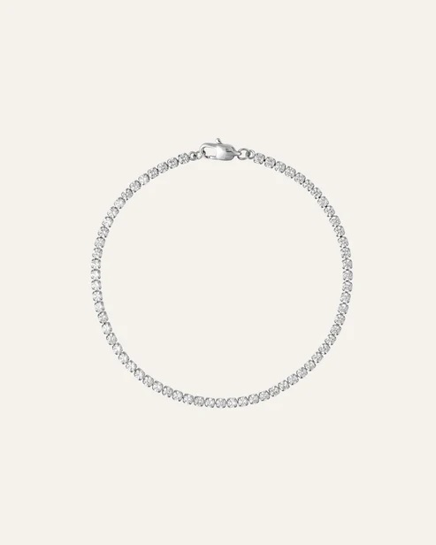 SHINY Silver medium bracelet