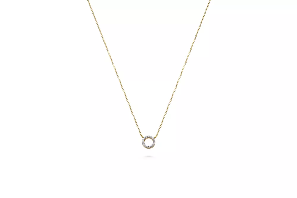 Collie cirkel cz 18k guld