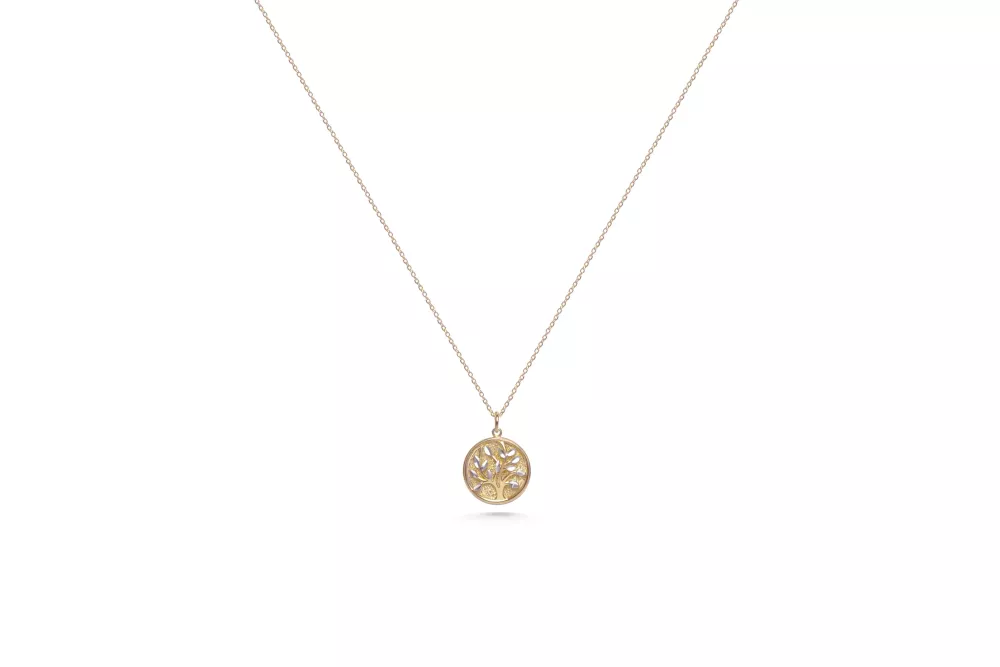 Hänge med kedja 18k 2f Livets träd