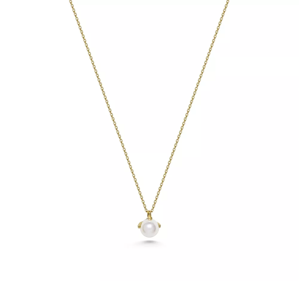 Collie 18k pärla sötv. i klofattning