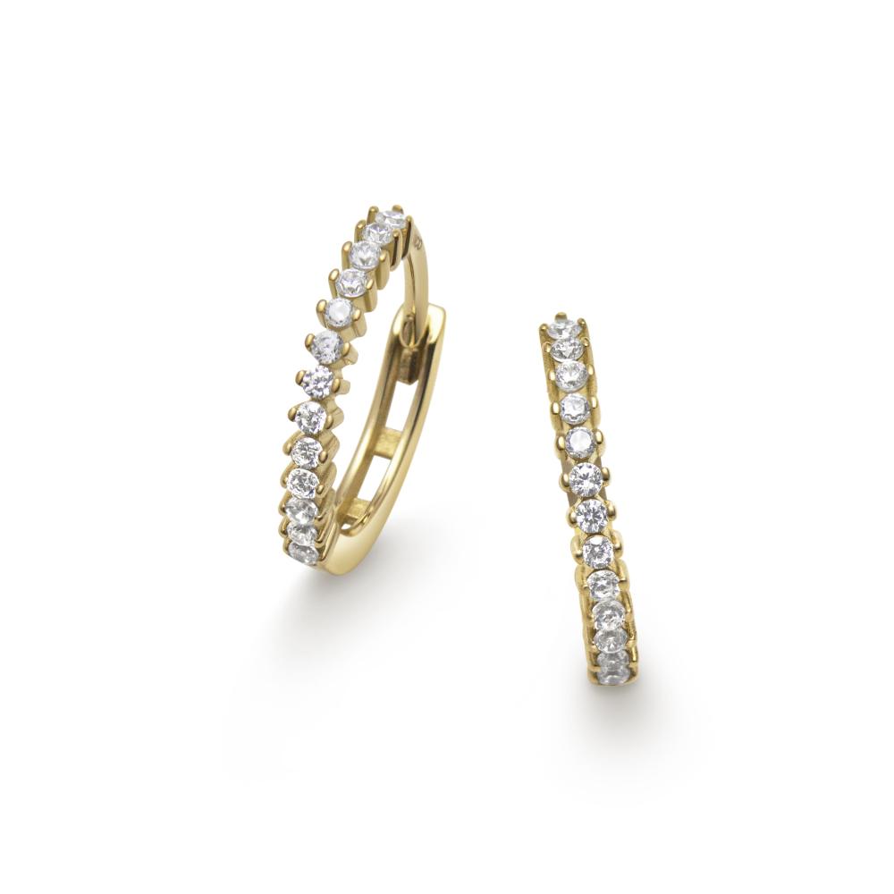 Creol 18k guld Cz