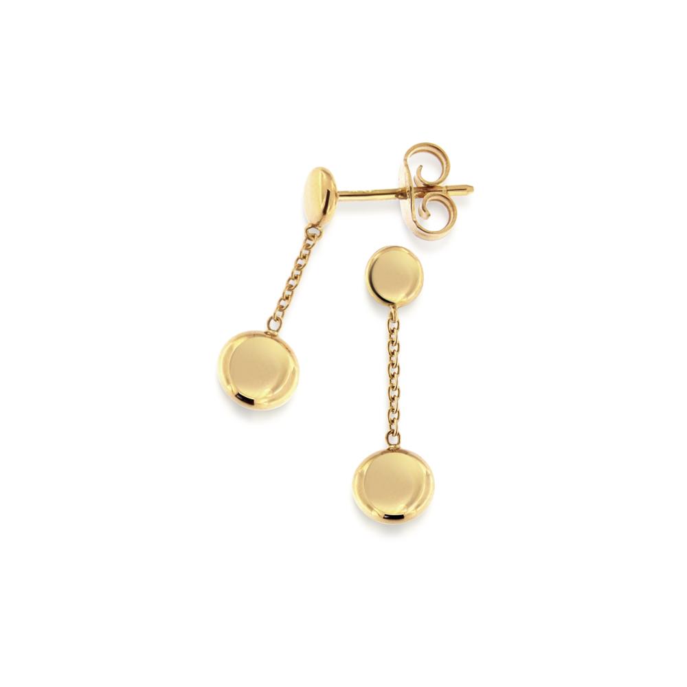 Örhänge 18k guld Dots häng